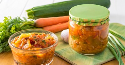 Кабачки с луком и морковью на зиму