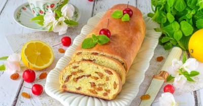 Рулет с изюмом из дрожжевого теста