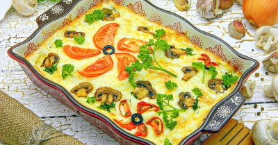 Куриное мясо по французски из курицы с грибами в духовке