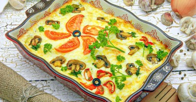 Куриное мясо по французски из курицы с грибами в духовке