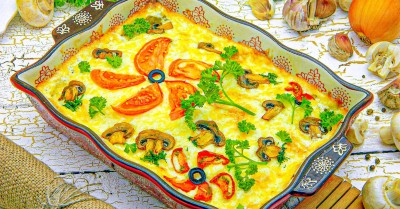 Куриное мясо по французски из курицы с грибами в духовке
