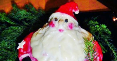 Салат Санта Клаус