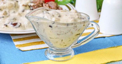Соус из белых грибов