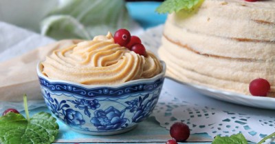 Заварной крем с вареной сгущенкой