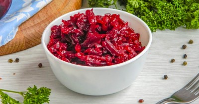 Салат из свеклы на зиму в банках заготовка