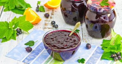 Варенье из смородины и крыжовника с апельсином на зиму