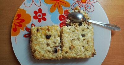 рисовая запеканка с изюмом