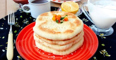 Узбекские лепешки в духовке без дрожжей