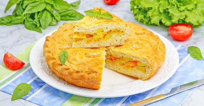 Закрытый пирог с картошкой