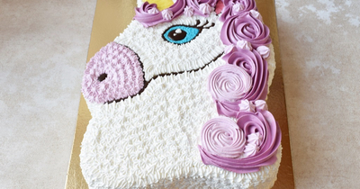 Детский торт Единорог для девочки без мастики