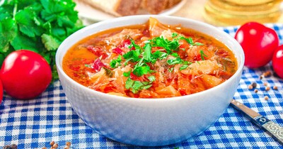 Как сохранить цвет борща