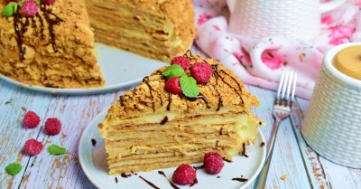 Торт Наполеон классический советский