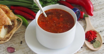 Суп харчо из баранины классический с рисом по грузински