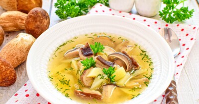 Как приготовить грибной суп