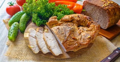 Домашняя пастрома из свинины