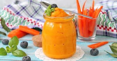 Морковное пюре без сливочного масла