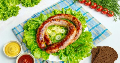 Домашняя колбаса в духовке