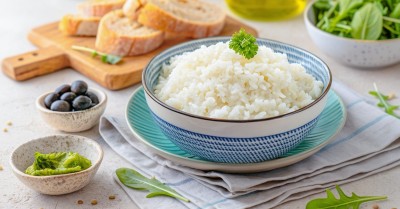 Сливочный рис на сковороде