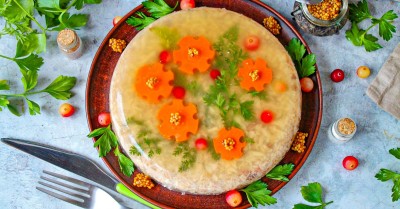 Холодец из свиных ножек с желатином