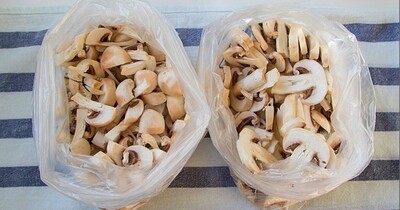 Как заморозить шампиньоны
