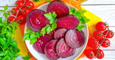 Свёкла в духовке в рукаве