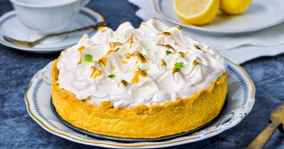 Лимонный тарт с меренгой французский пирог