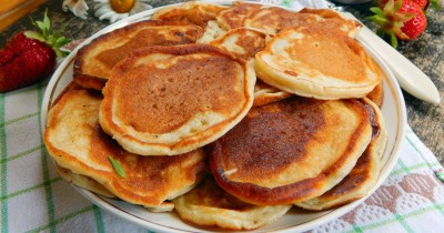 Оладьи классические на кефире