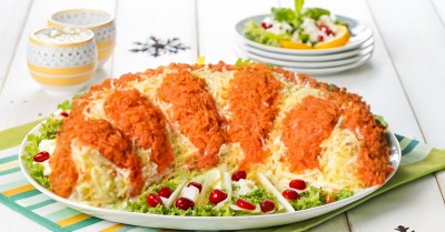 Салат Апельсиновая долька