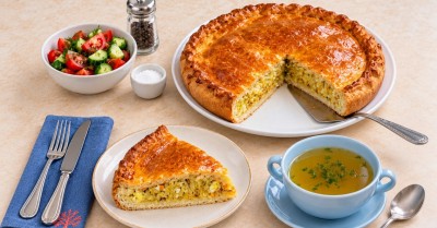 Закрытый пирог с капустой