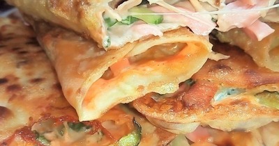 Рулеты из лаваша на пикник