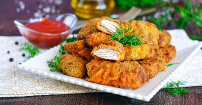 Куриные наггетсы в духовке на противне