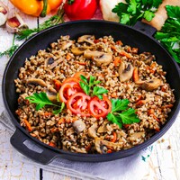 Гречка с грибами Гречка с грибами