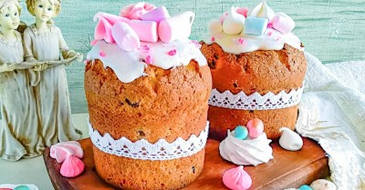 Творожный кулич без дрожжей как кекс на Пасху