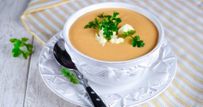 Густой сырный крем суп