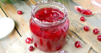 Клюква на зиму протертая с сахаром без варки