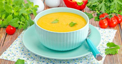 Гороховый крем суп без сливочного масла