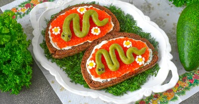 Как украсить бутерброды