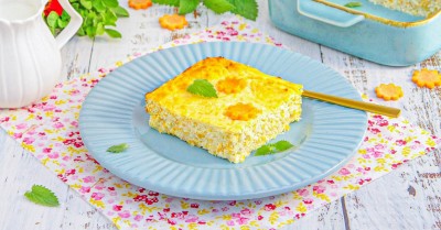 Творожная запеканка с морковью