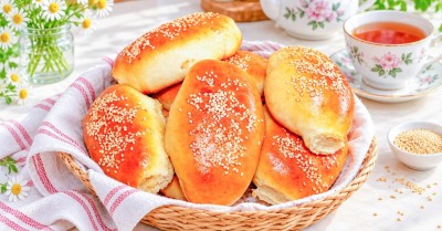 Пирожки на сухом молоке в духовке