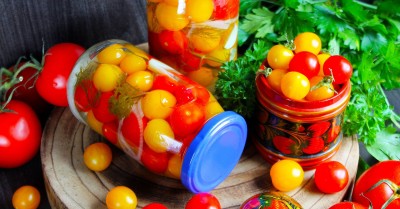 Сладкие помидоры черри маринованные на зиму