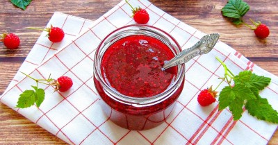 Малина с сахаром без варки на зиму