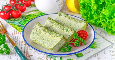 Зеленый омлет