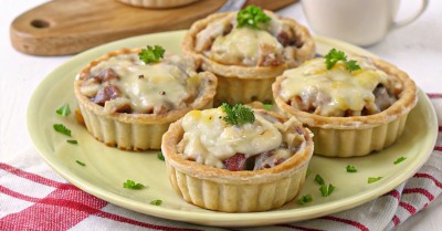 Жульен с грибами в микроволновке