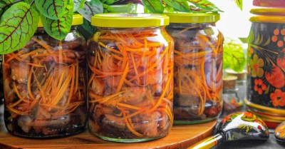Баклажаны с морковью на зиму