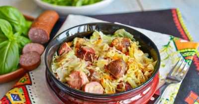 Бигос (Бигус) по-польски традиционный из квашенной капусты