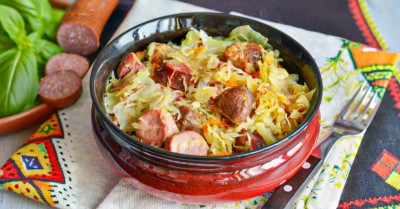 Бигос (Бигус) по-польски традиционный из квашенной капусты