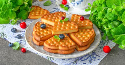 Венские вафли в аэрогриле