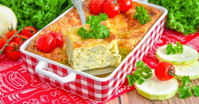 Запеканка кабачок сметана сыр на завтрак