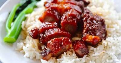 Тушеная красная свинина хуншао