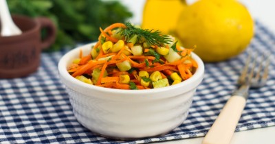 Салат корейская морковь огурец кукуруза